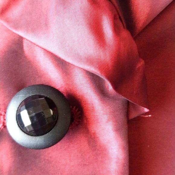 RUBY RED PRESTON YORK Evening JACKET  Satiny Dressy Size 6 - Picture 4 of 11